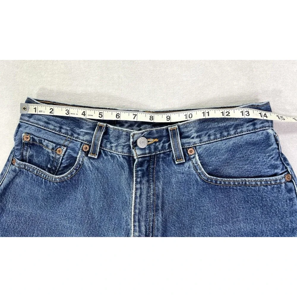 Vtg Levi's 560 Jeans Loose Mom Fit High Rise Straight Womens Size 10 (29x31) USA - Picture 9 of 12